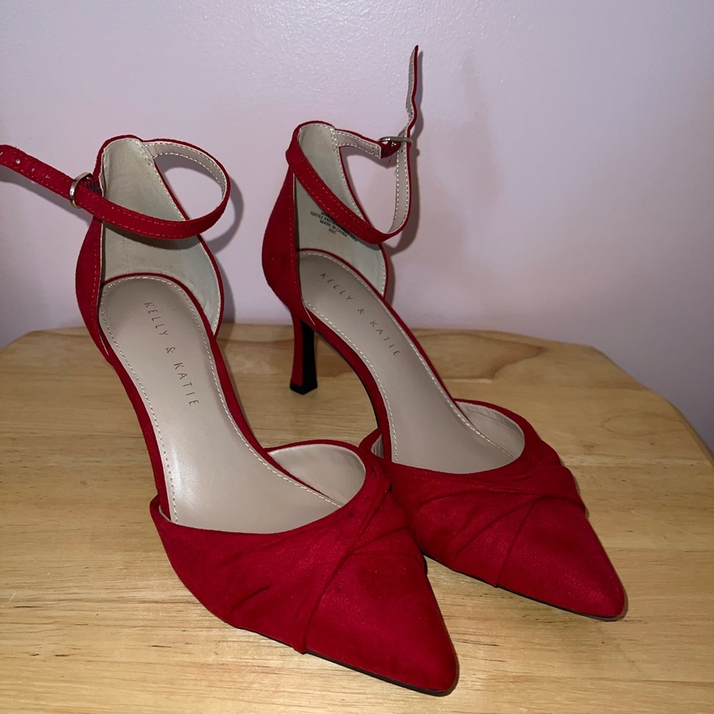 Kelly & Katie Scarlet Red Heels
